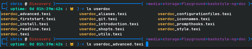 Readline colored completion prefix